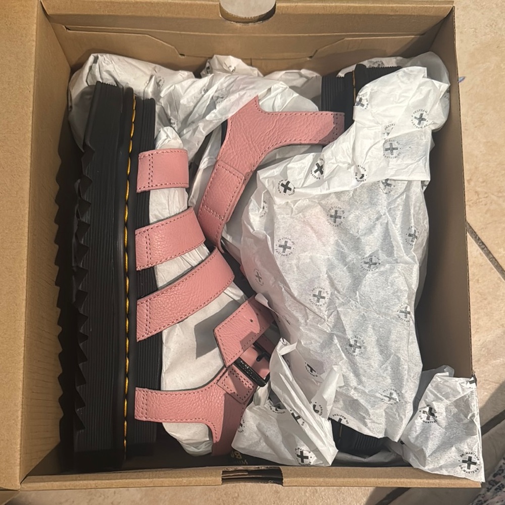 Dr. Martens Pink Sandals